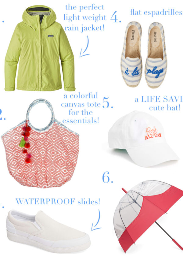 What to Pack for a Rainy Memorial Day Weekend
