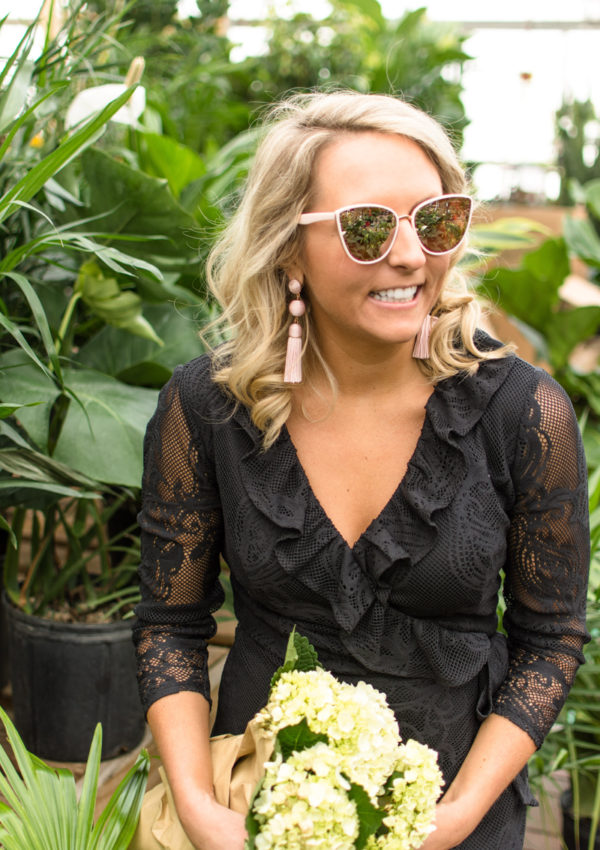 Black Lace Lilly Romper