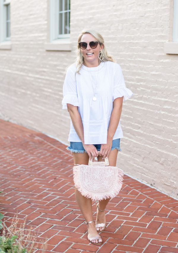 Perfect White Summer Blouse!